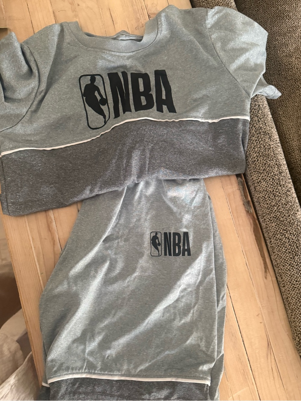 NBA Grey Two-Tone Kids athletic set